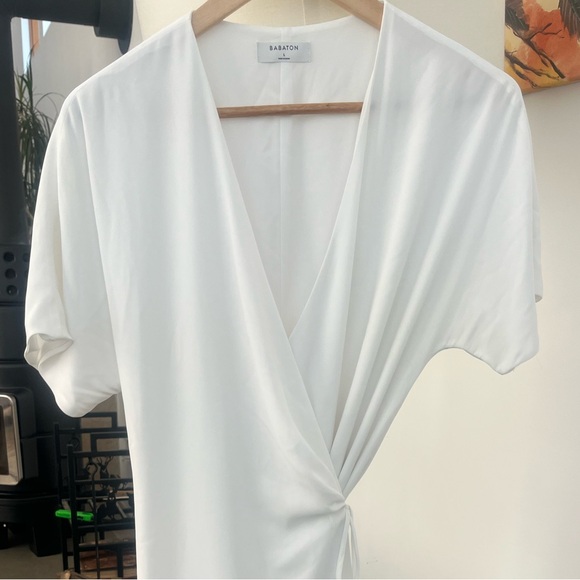 Aritzia Babaton Wallace Wrap Dress - Picture 2 of 5